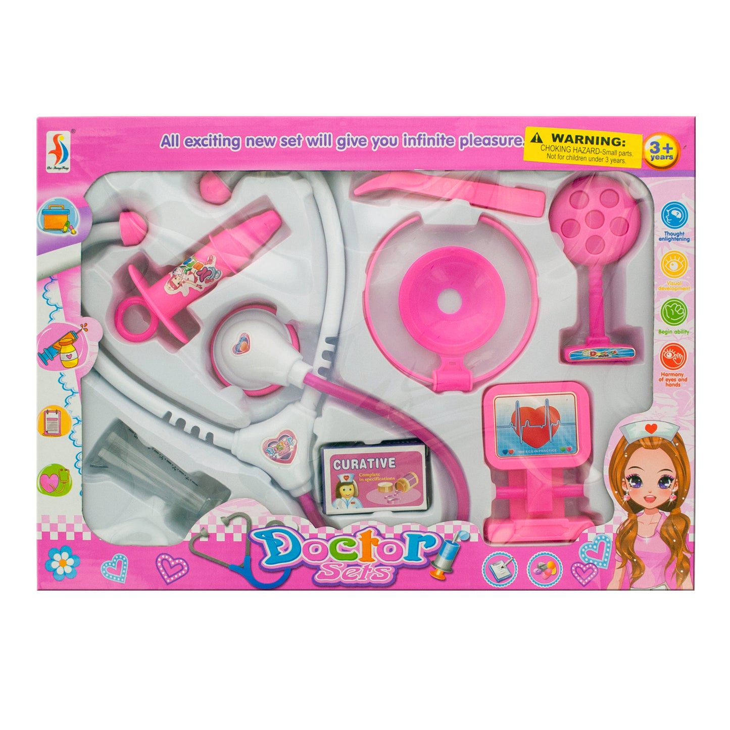 kids doctor play set -- 6 per box