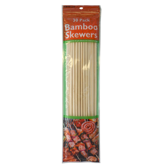 heavy duty barbecue bamboo skewers set  -- 24 per case