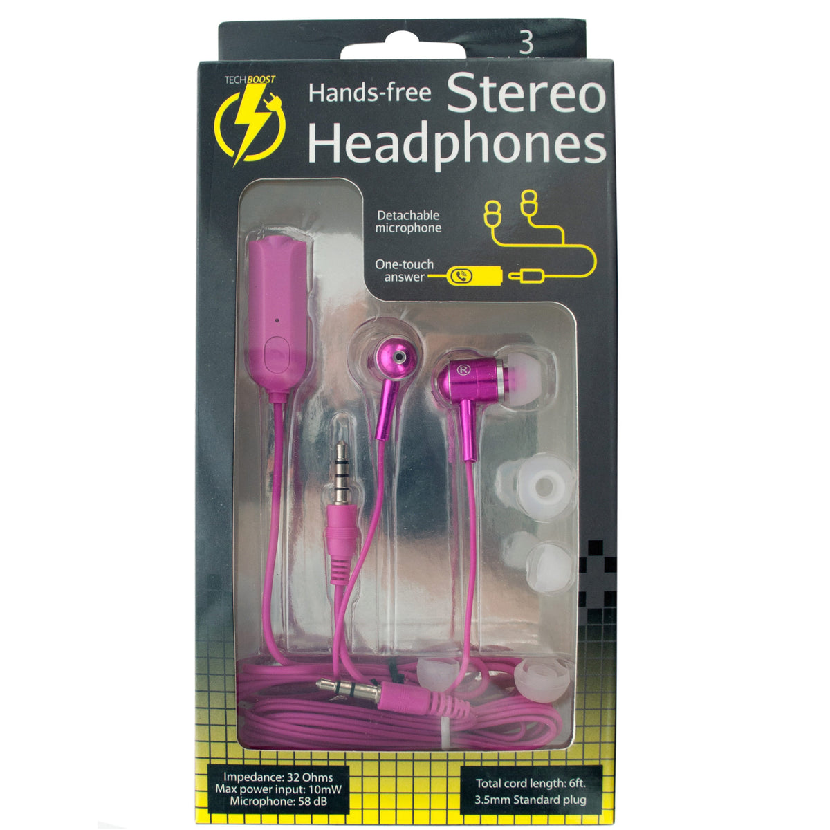 hands-free stereo headphones - bulk -- 13 per box
