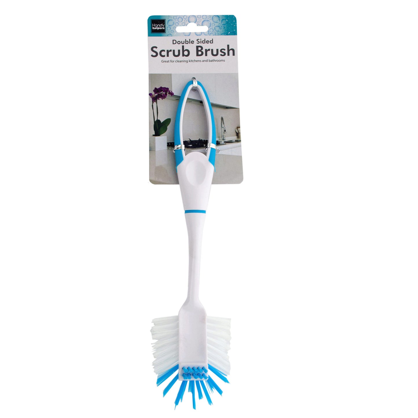 multi-purpose double-sided dish scrub brushes -- 22 per box