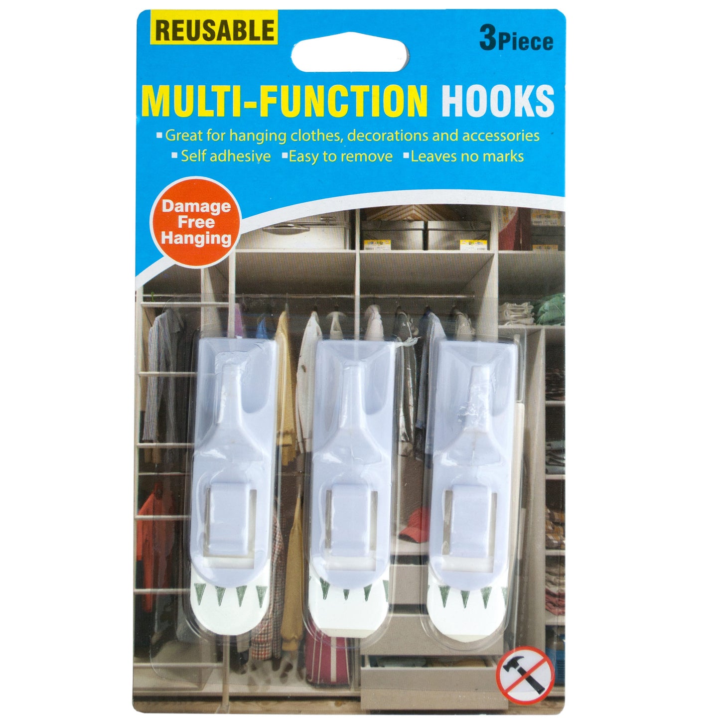 reusable multi-function hooks set - - bulk -- 30 per box