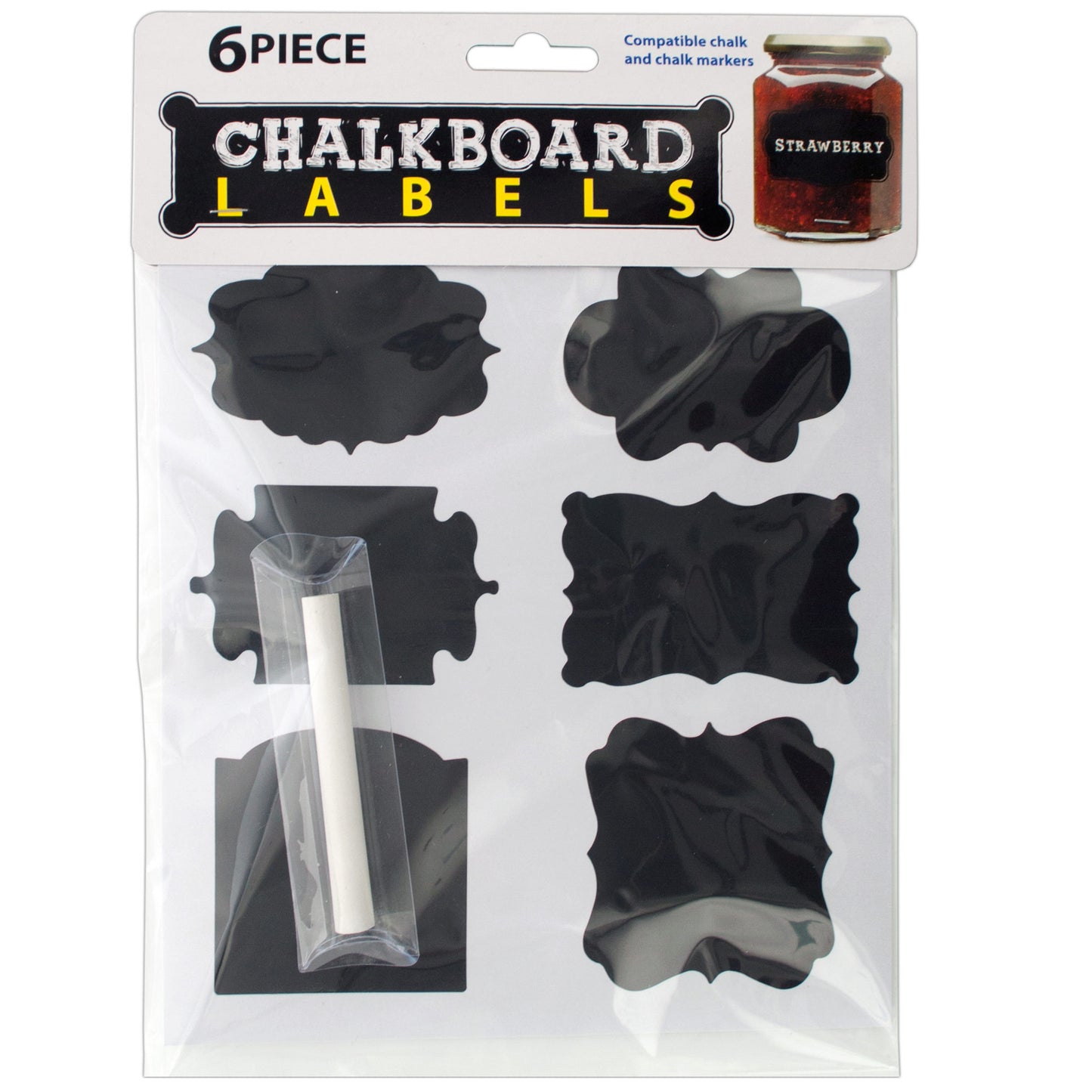 chalkboard labels - self-adhesive -- 33 per box