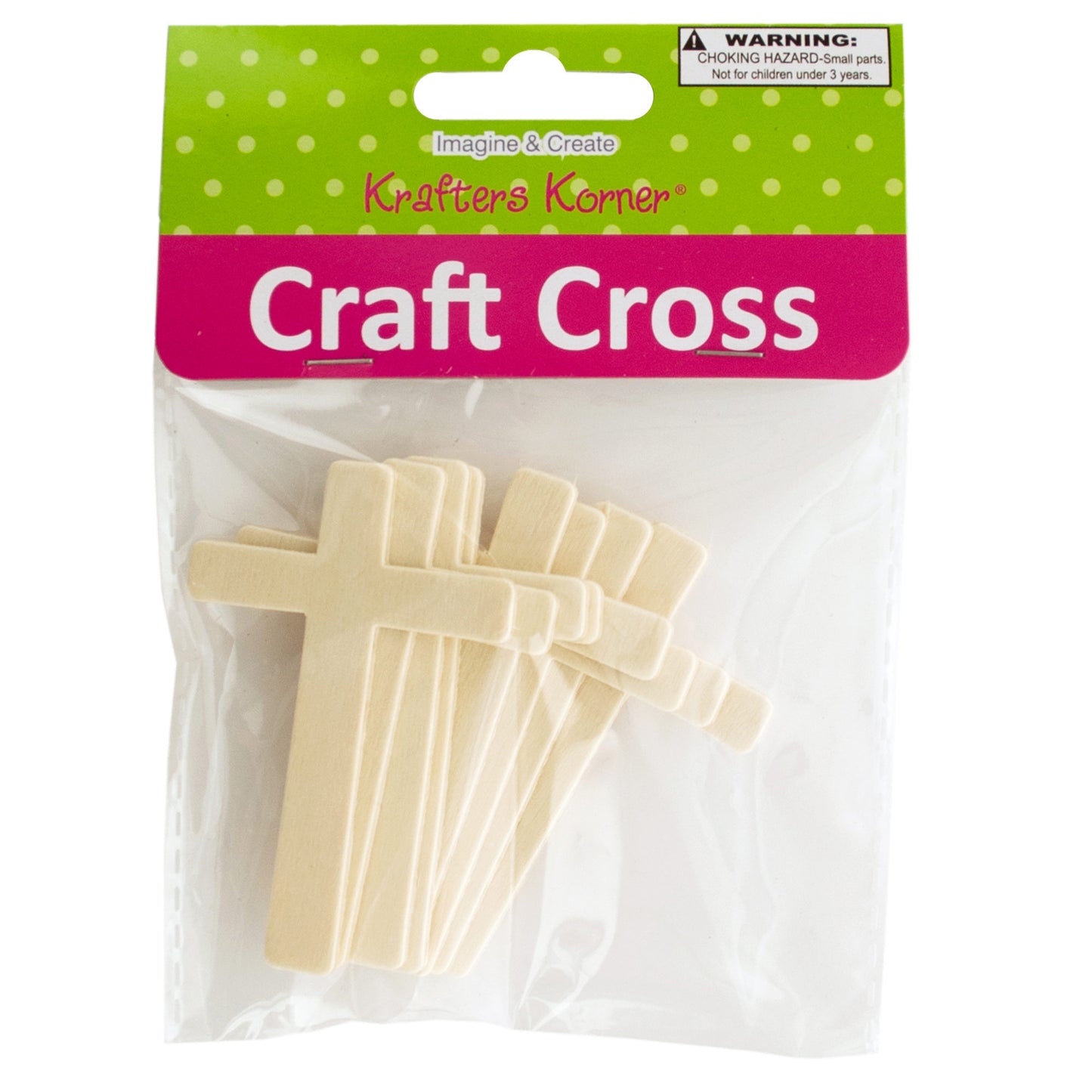 wooden craft crosses - home and garden decor -- 38 per box