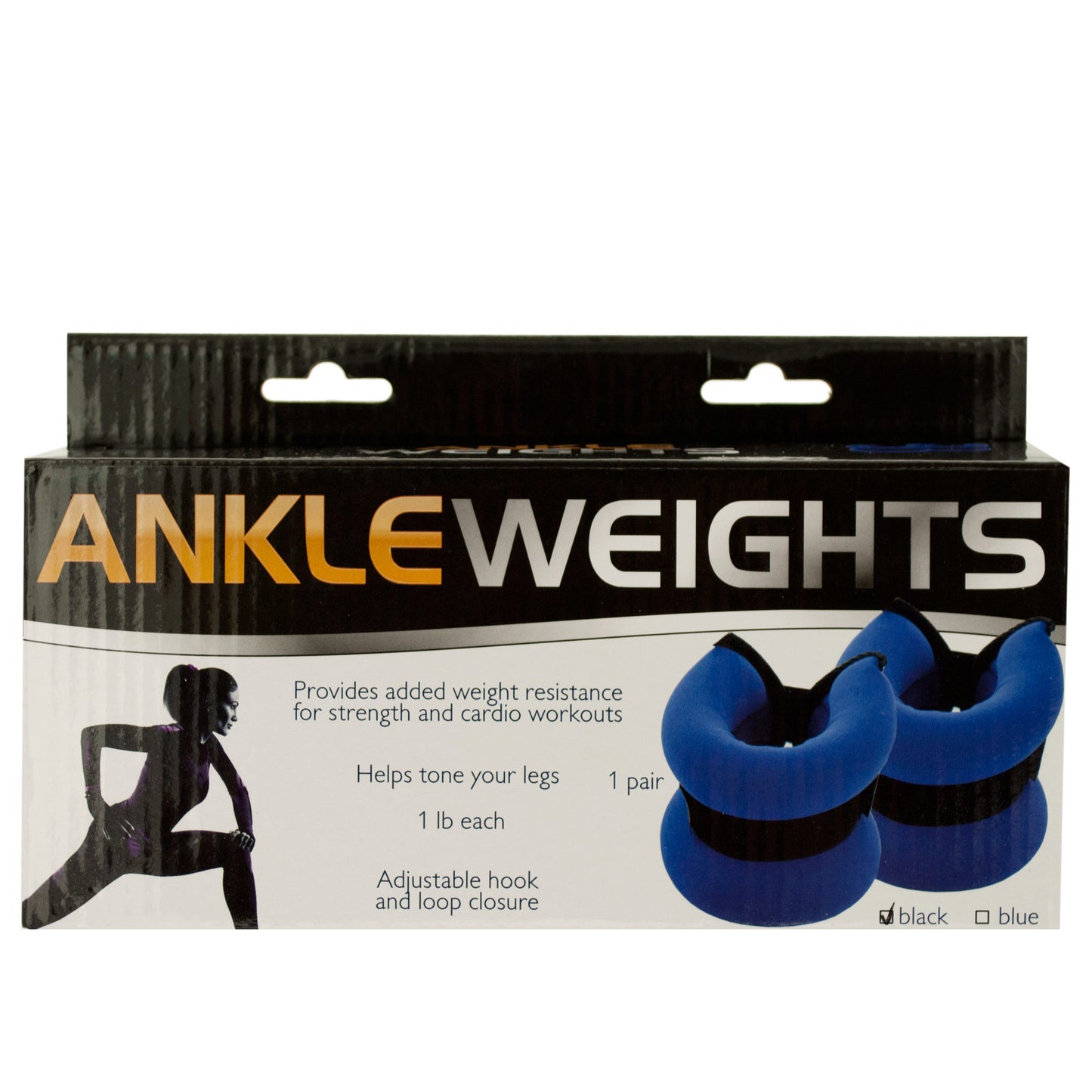 adjustable ankle weights - 1 pound -- 6 per box