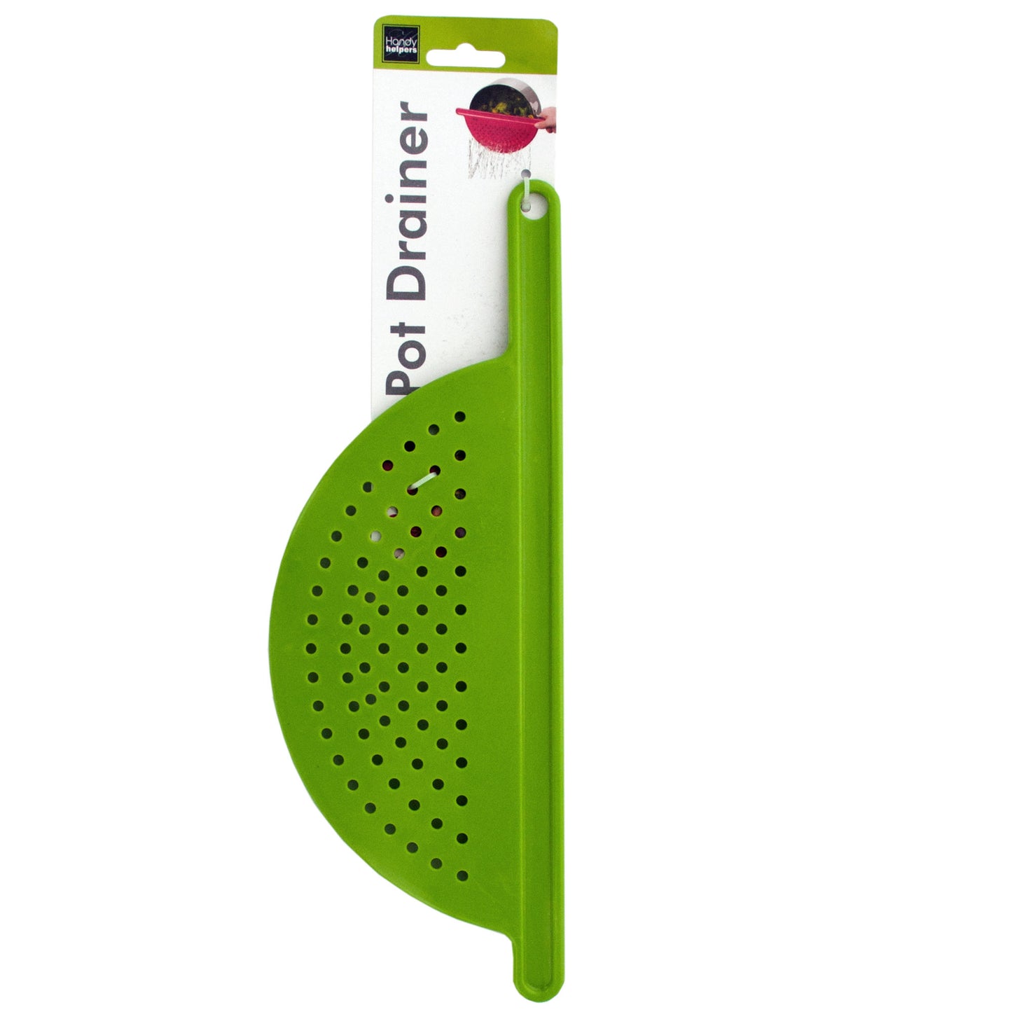stainless steel pot drainer with handle -- 25 per box
