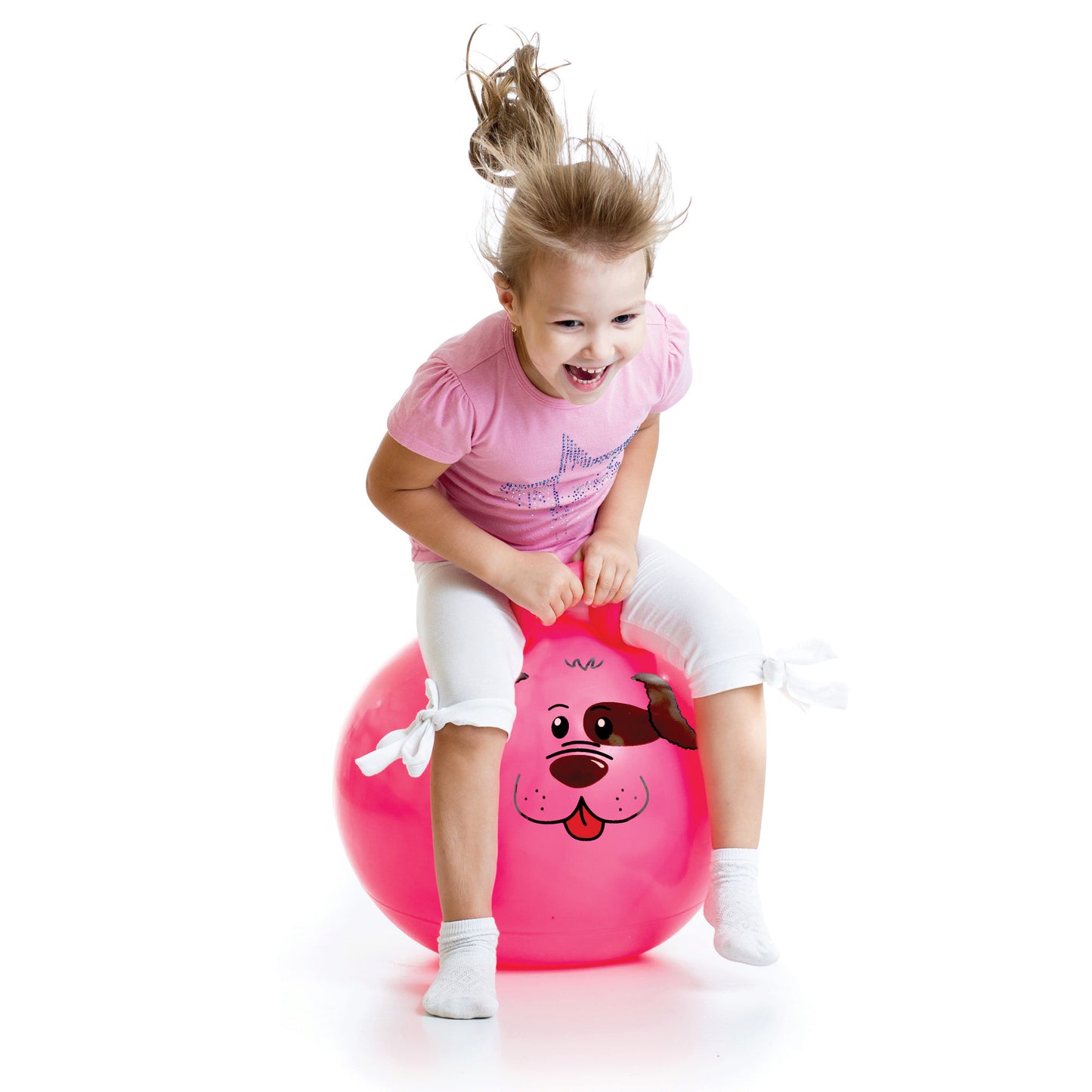 bouncing hopper ball with dog design -- 6 per box