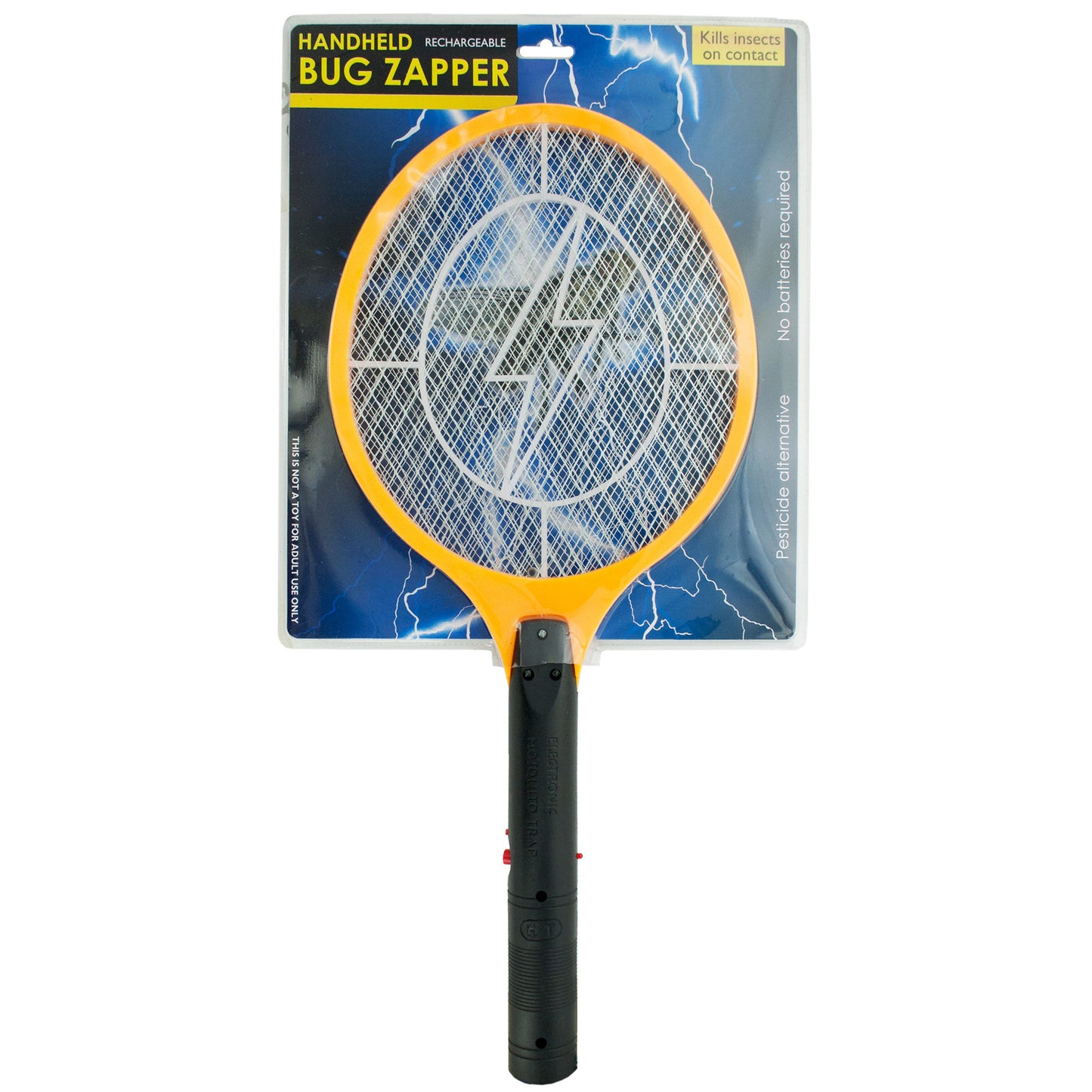 home and garden rechargeable handheld bug zapper racket -- 5 per box