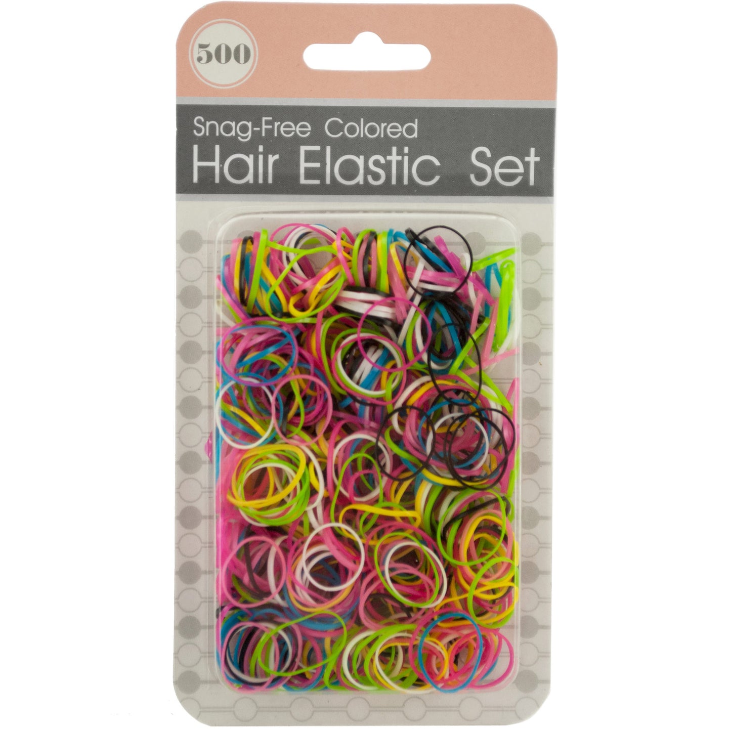 snag-free hair elastics set - bulk -- 34 per box
