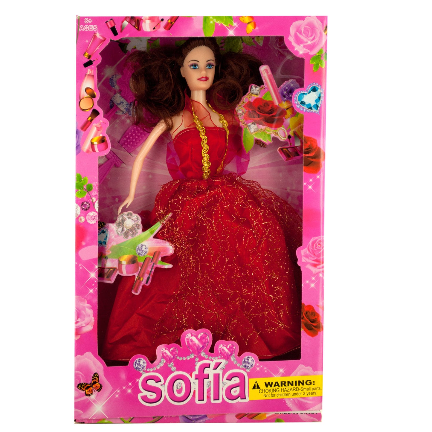party time fashion dolls - accessories -- 7 per box