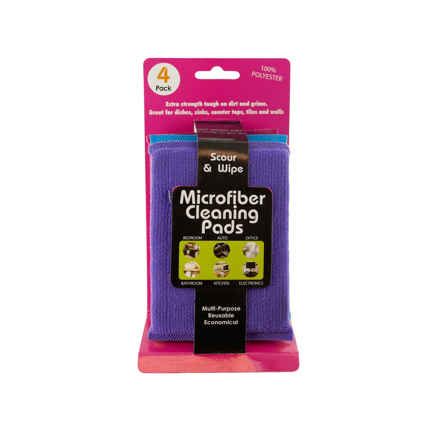 microfiber cleaning pads - bulk pack -- 23 per box
