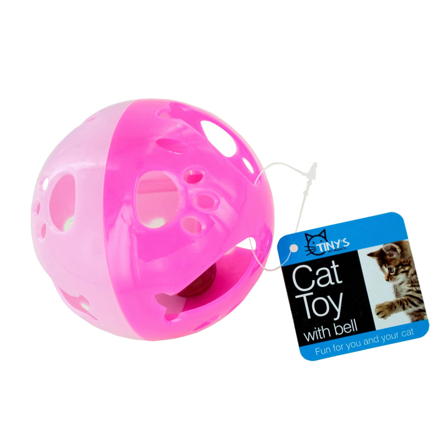 cat ball toys - large with bell - -- 22 per box