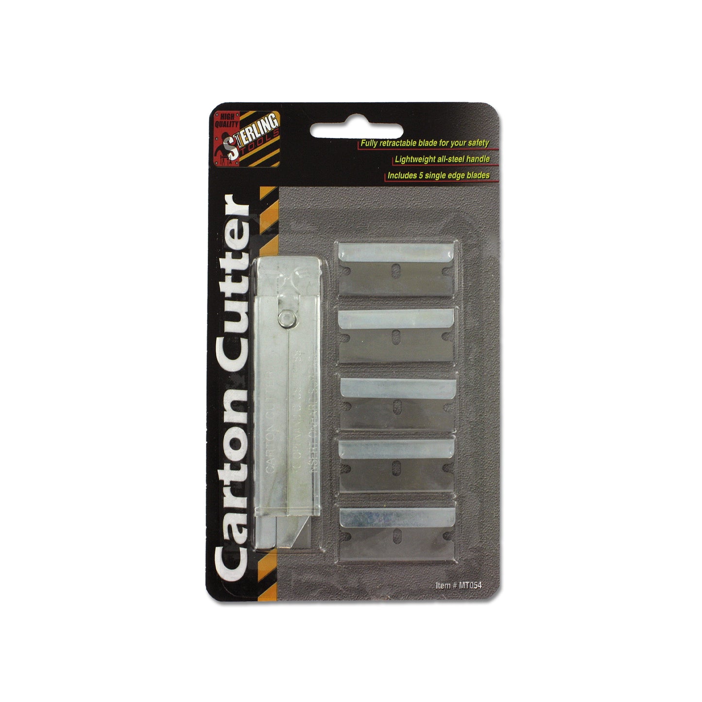carton cutters with extra blades -- 48 per box