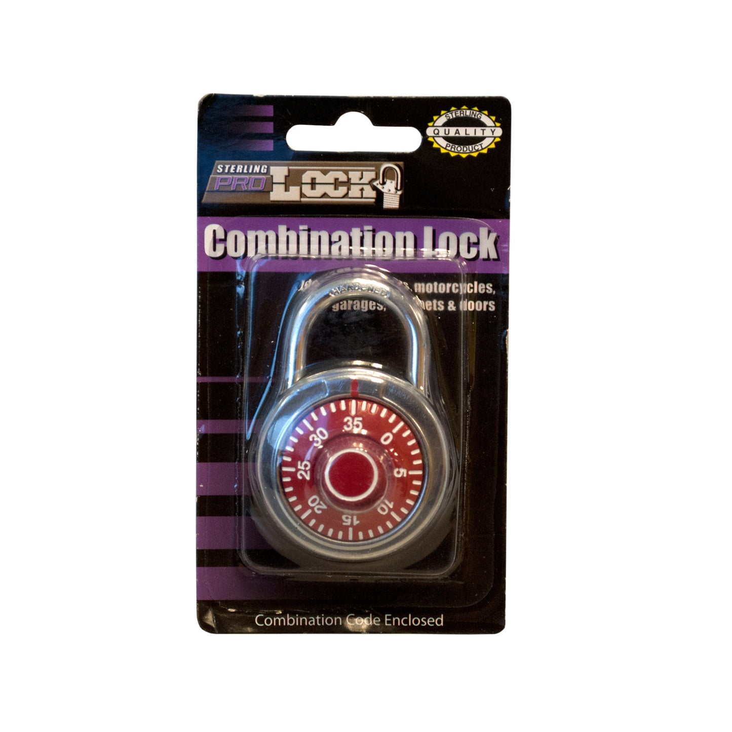 combination locks - durable metal -- 13 per box