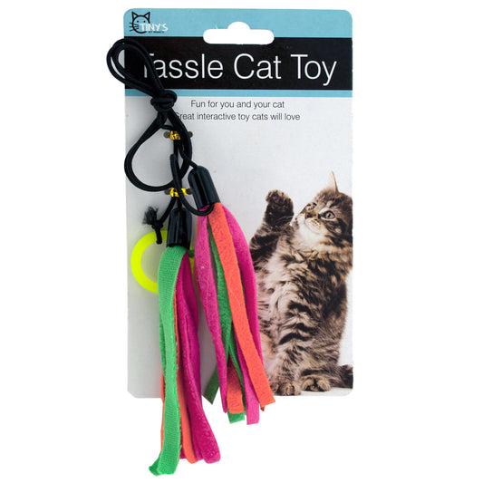 cat toys - hanging tassel  -  -- 36 per box