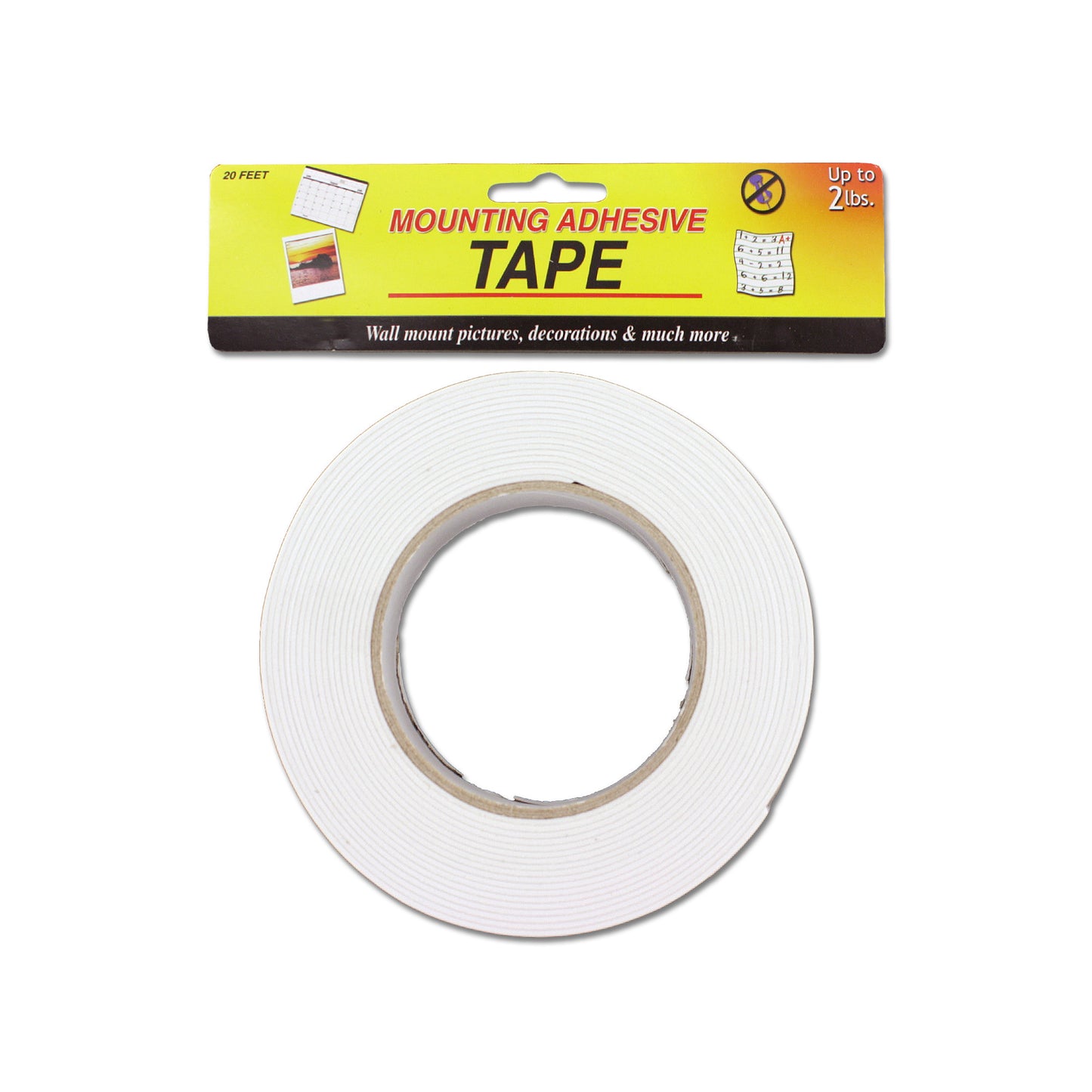 mounting adhesive tape - - -- 23 per box