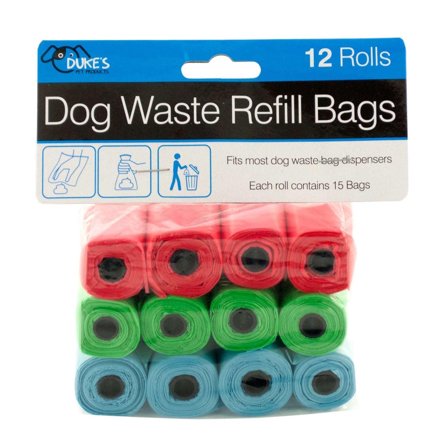 dog waste refill bags - bulk -- 11 per box