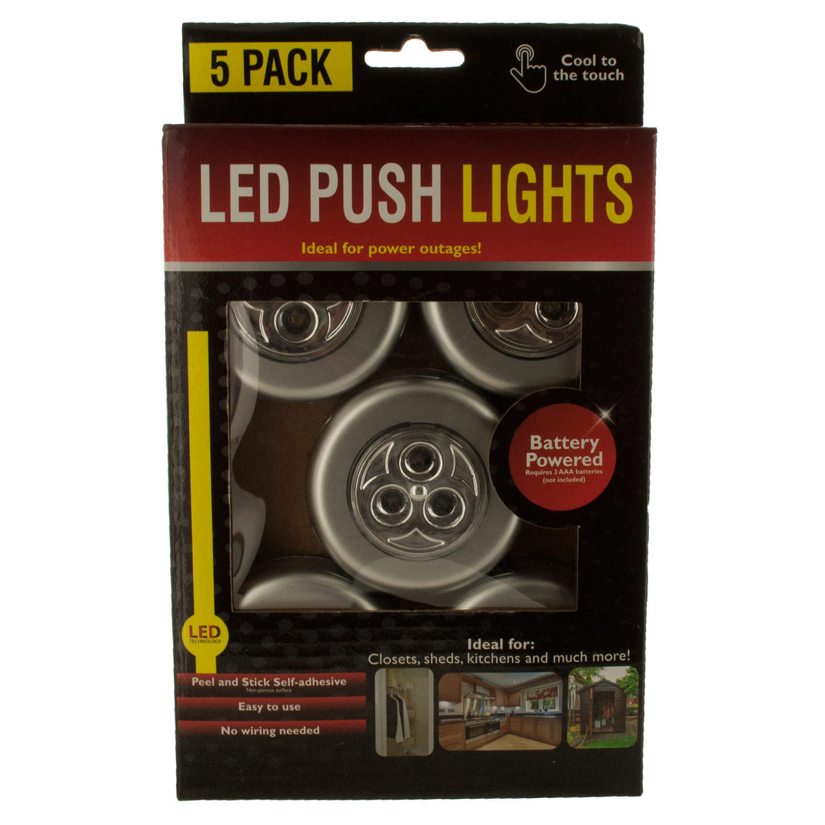 led push lights - -- 6 per box