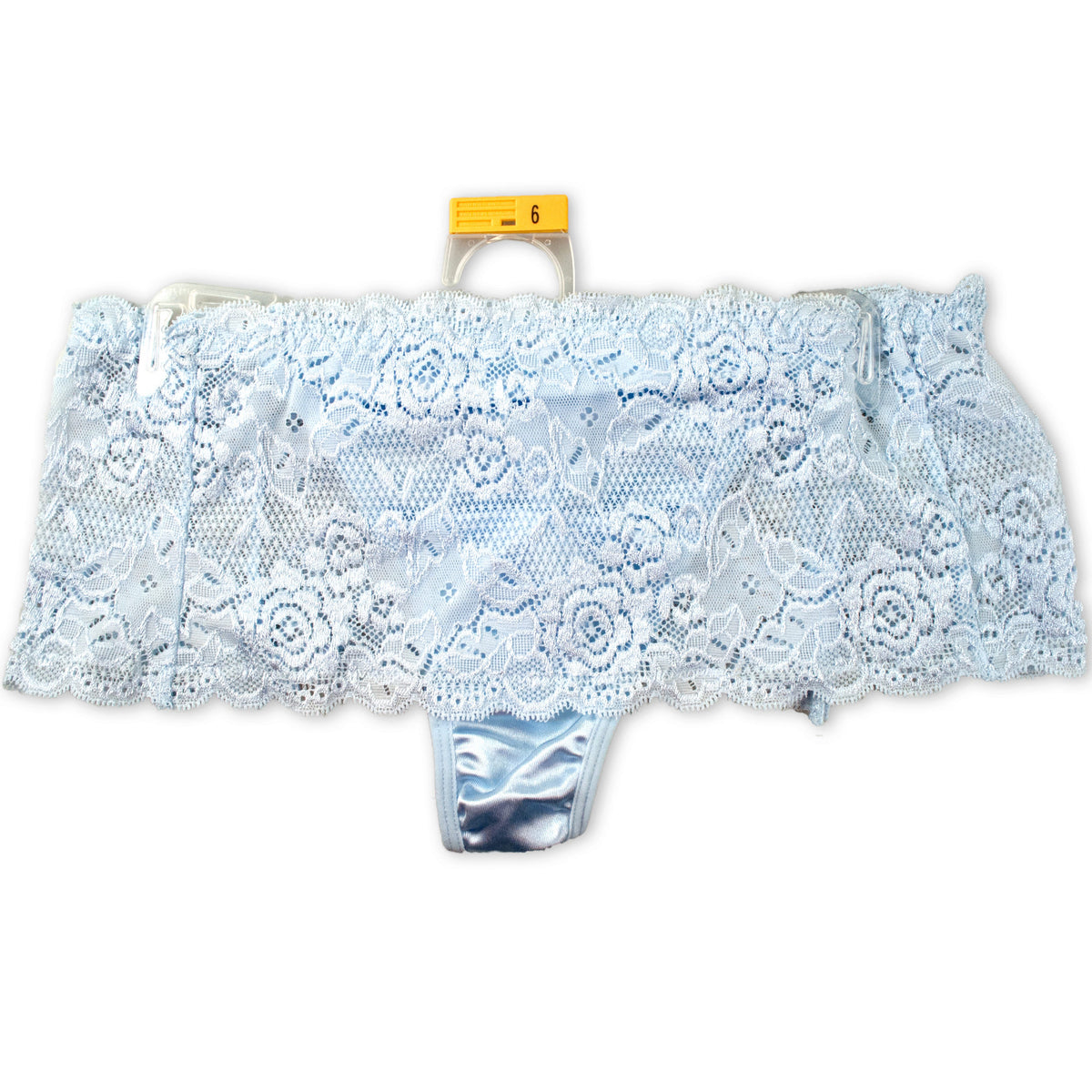 light blue lace underwear thong -- 45 per box