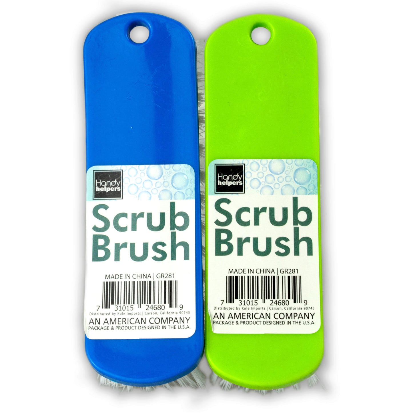 heavy duty scrub brush - 24 pack - -- 24 per case