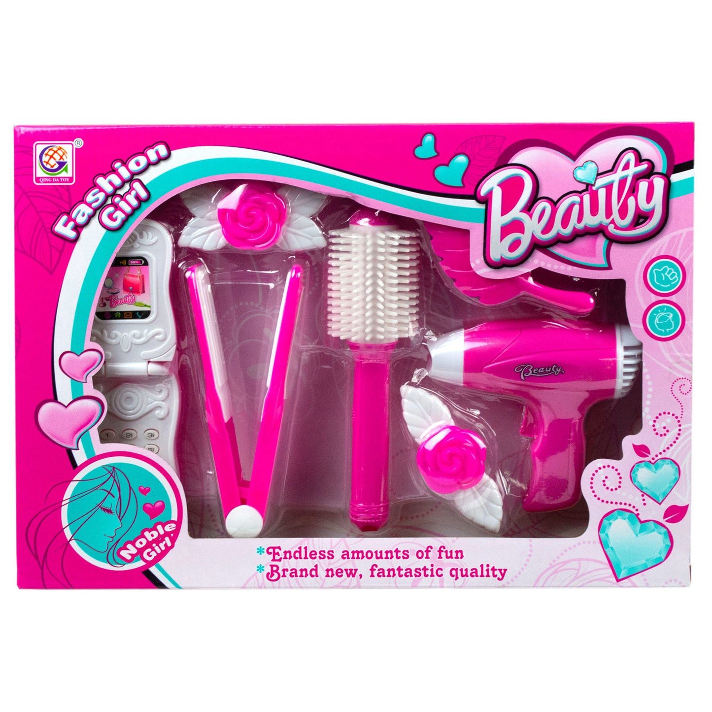 beauty accessory play set - assorted accessories -- 5 per box