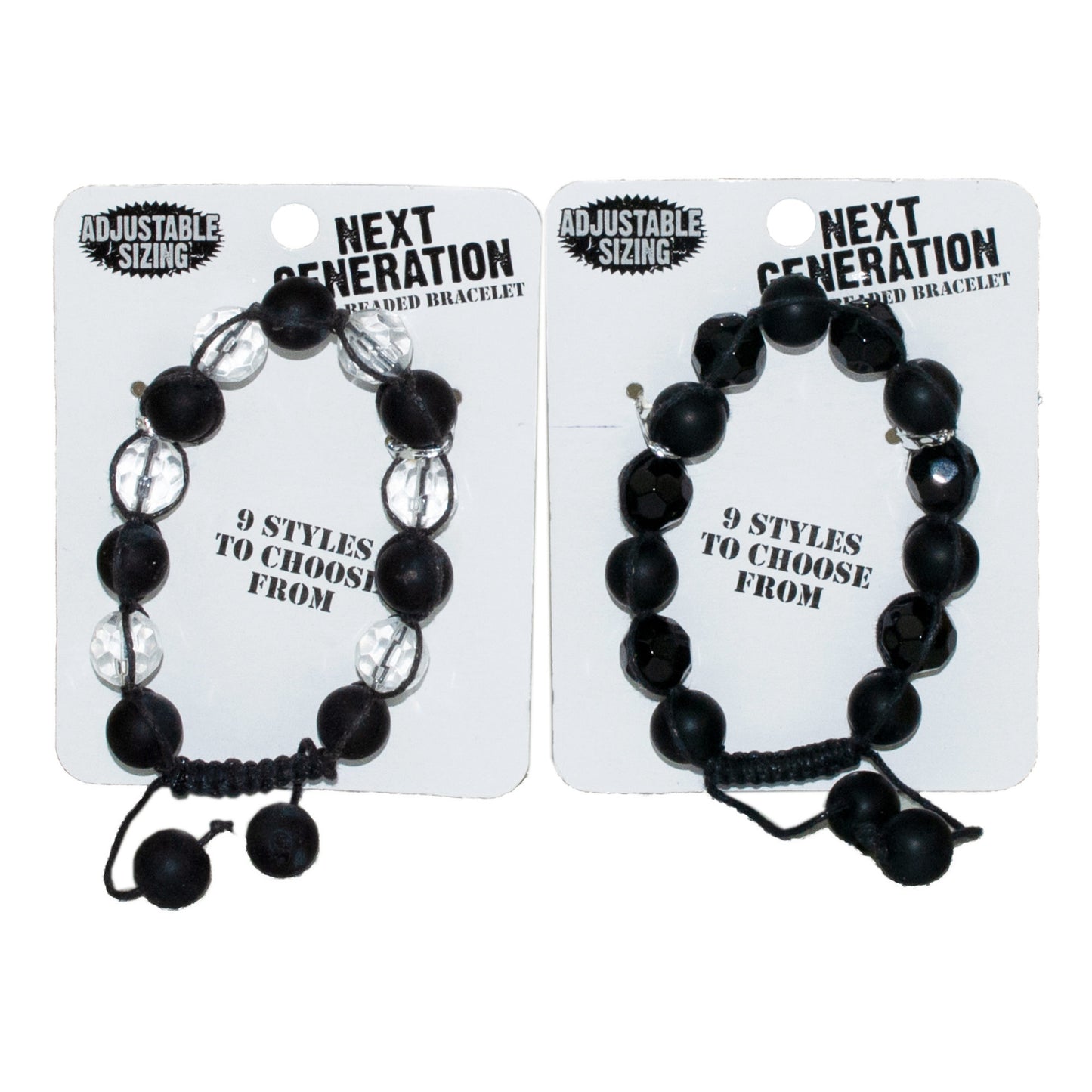 next generation black bead bracelets - -- 71 per box
