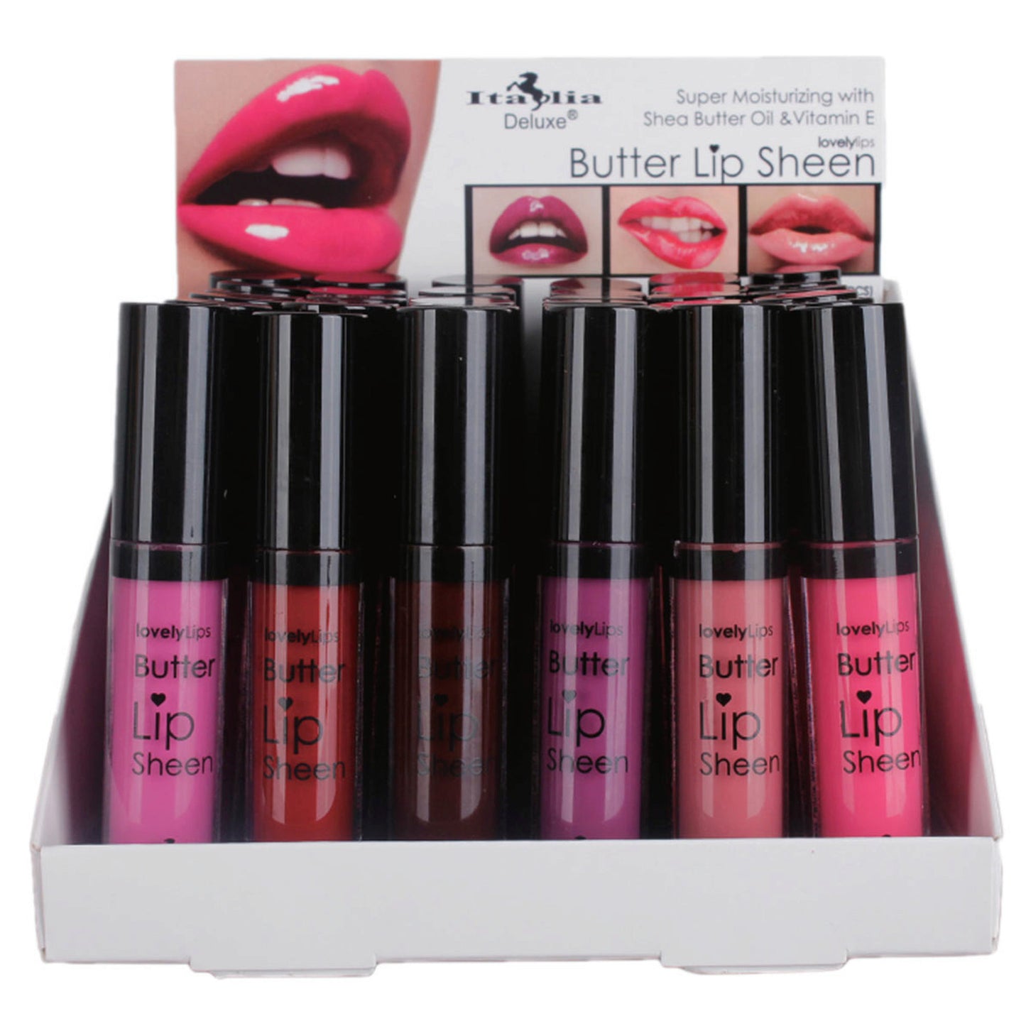 butter lip sheen - berry collection - 576 pieces per case - -- 71 per box