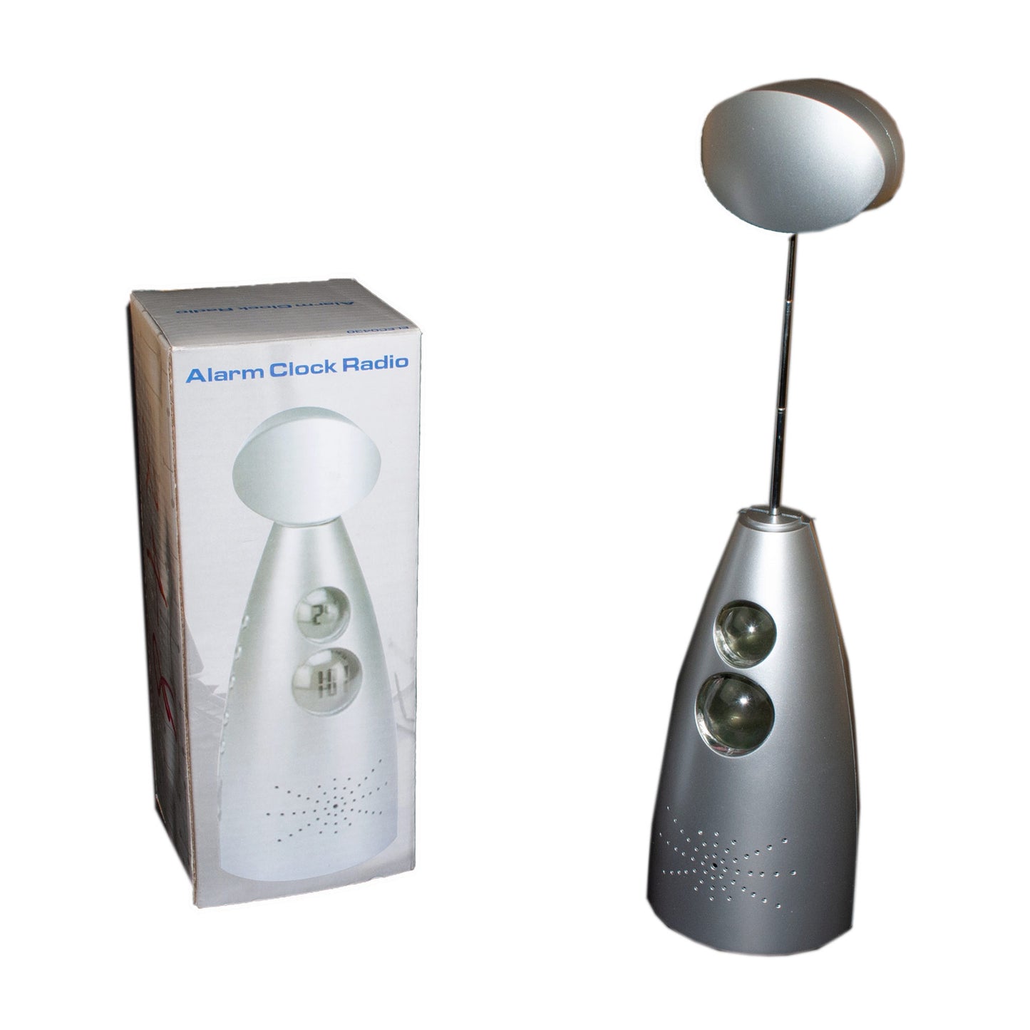 alarm clock radio with telescopic antenna -- 35 per box