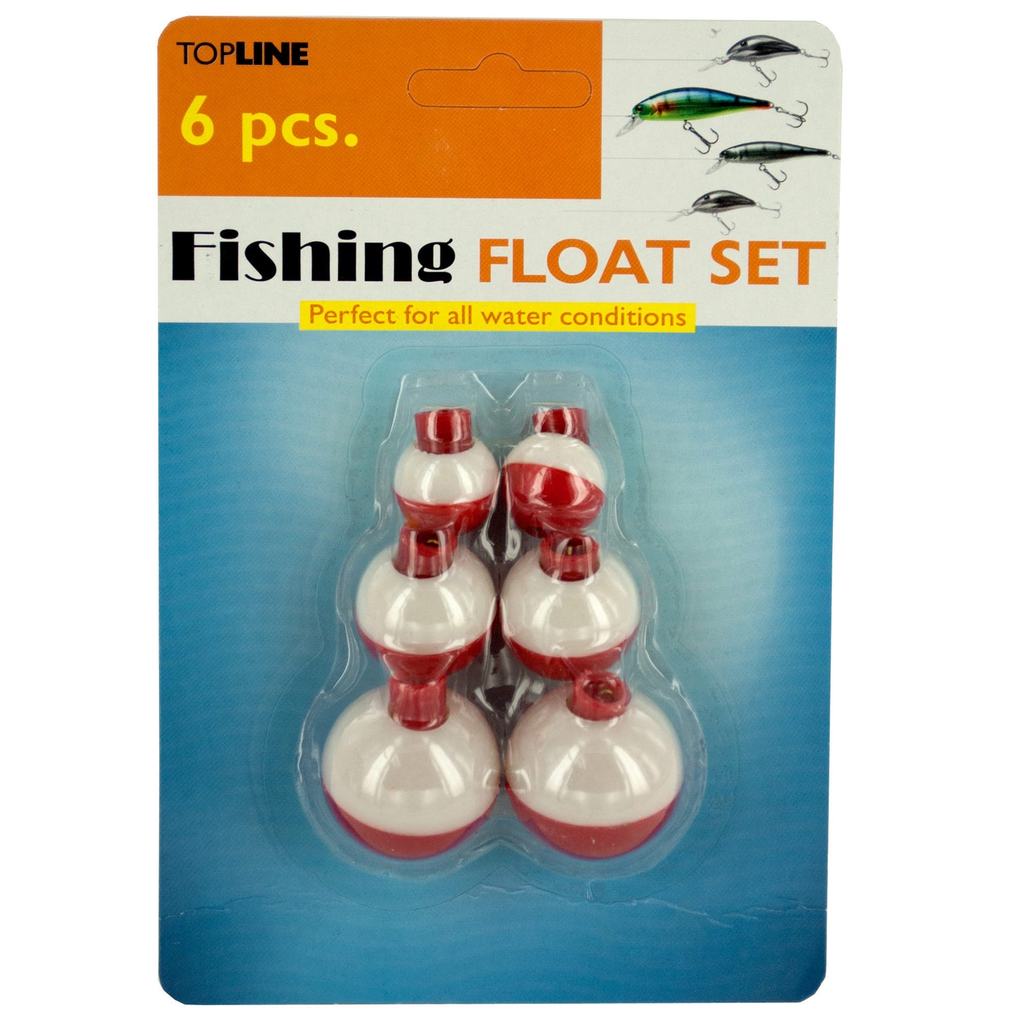 fishing bobber floats set - bulk -- 24 per box