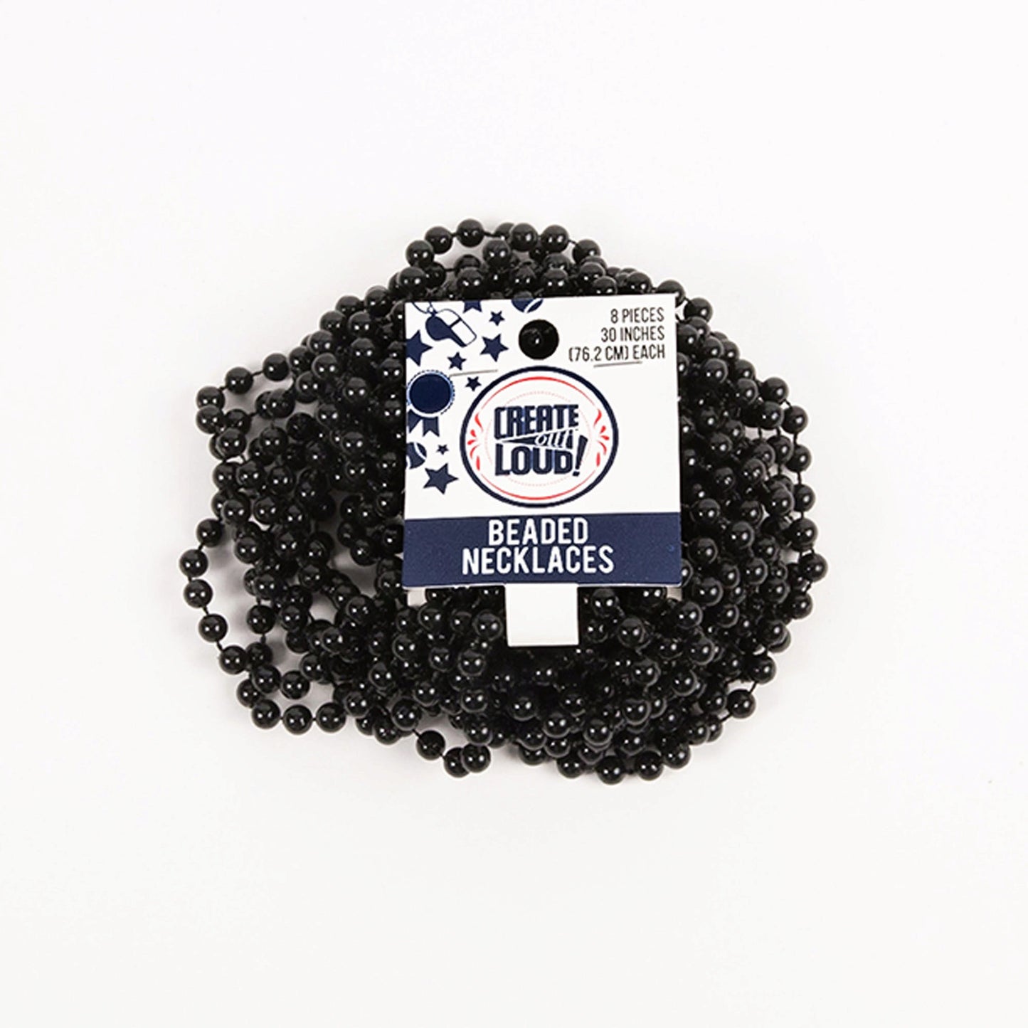 black beaded necklace 8 pack - -- 89 per box