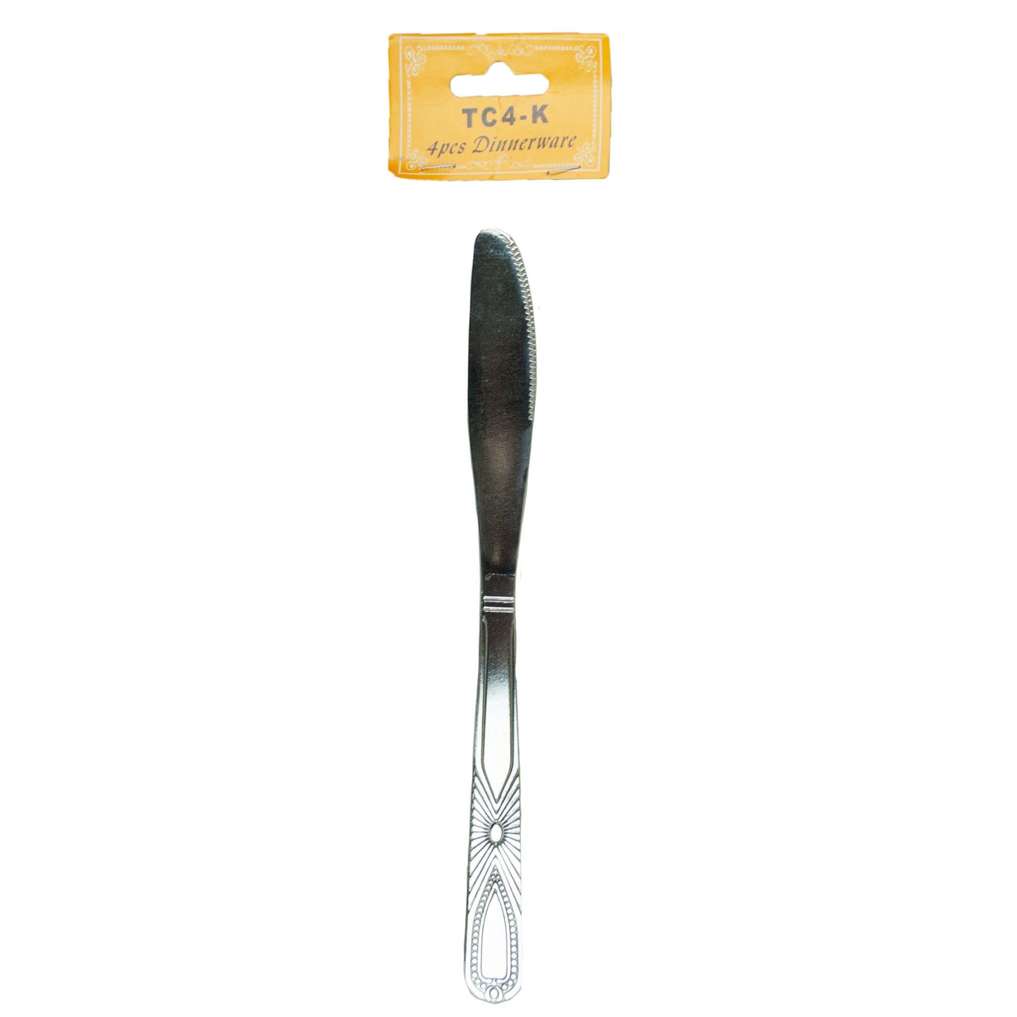 4pc stainless steel knife set - -- 61 per box