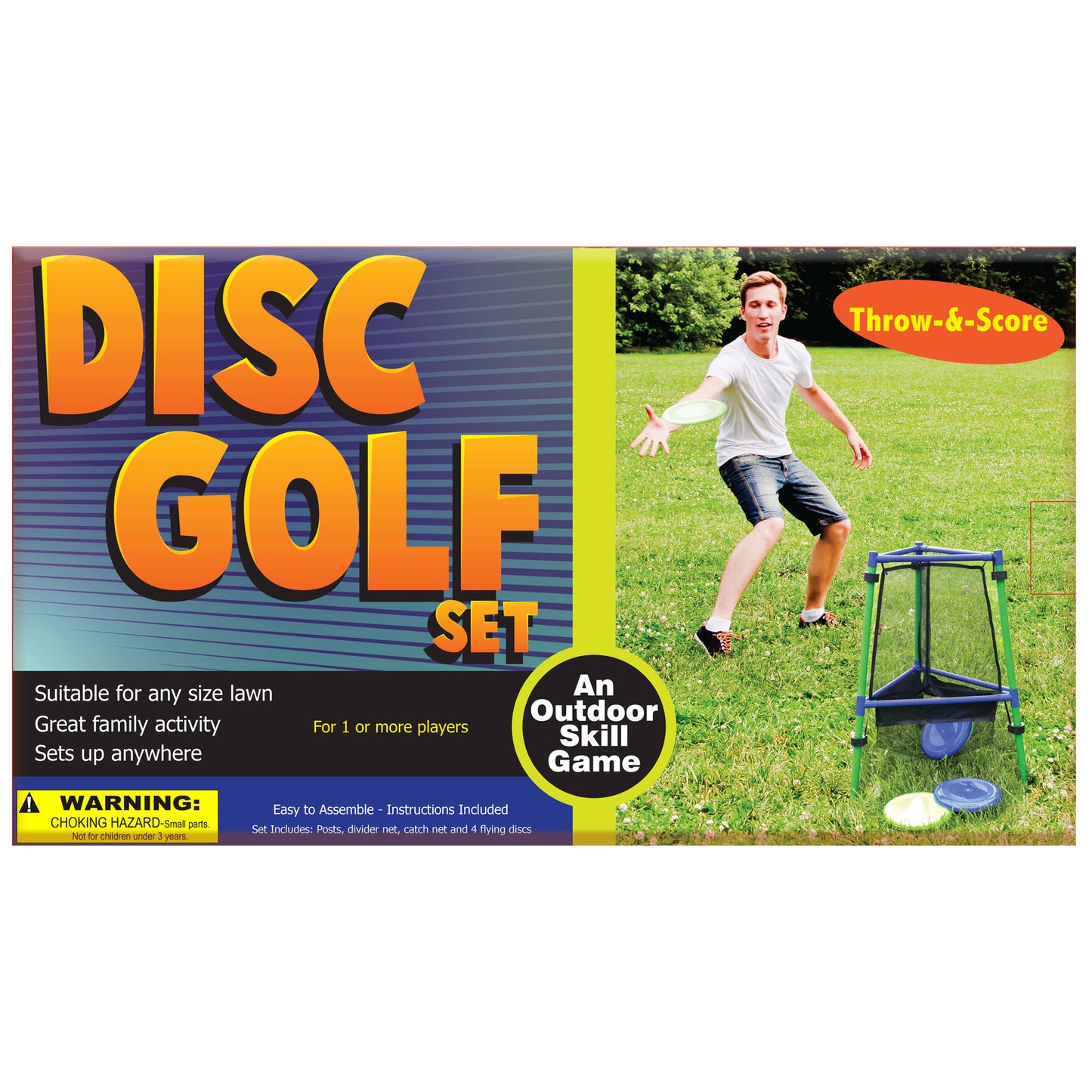 throw & score disc golf set - 4 sets per case - -- 2 per box