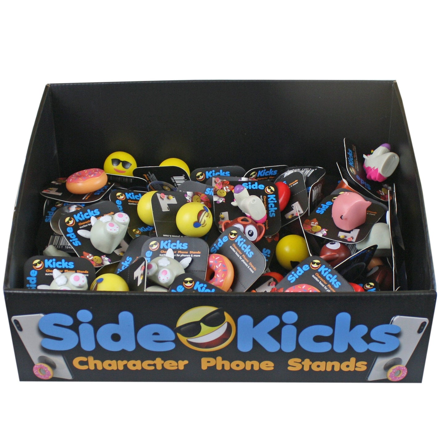 side kicks character phone stands - zz box - -- 72 per box