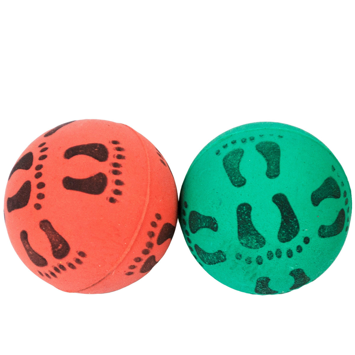 rubber pet chew balls - 2 pack - -- 16 per box