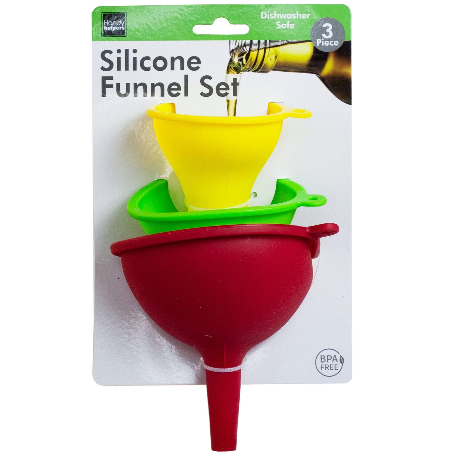 silicone funnels - 3 pack - -- 10 per box