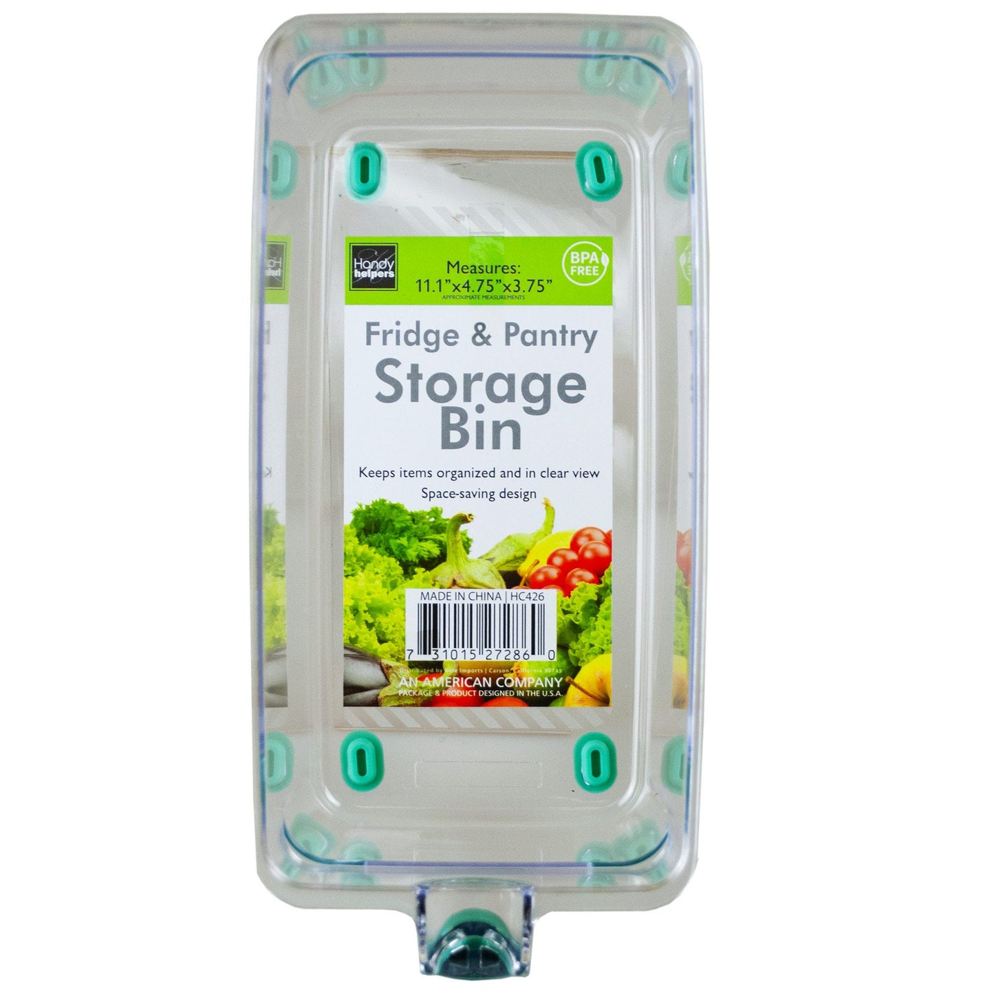 handy storage bins - plastic -- 8 per box
