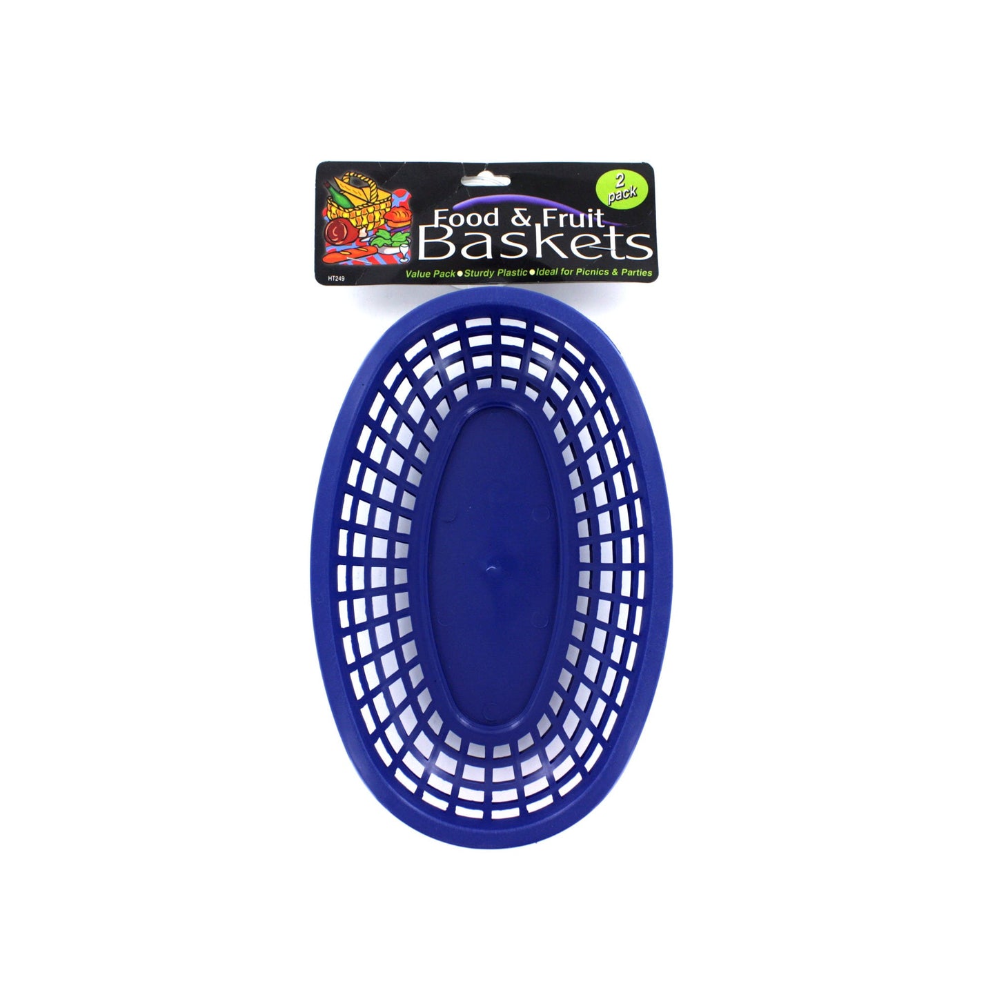food & fruit baskets - oval -- 20 per box