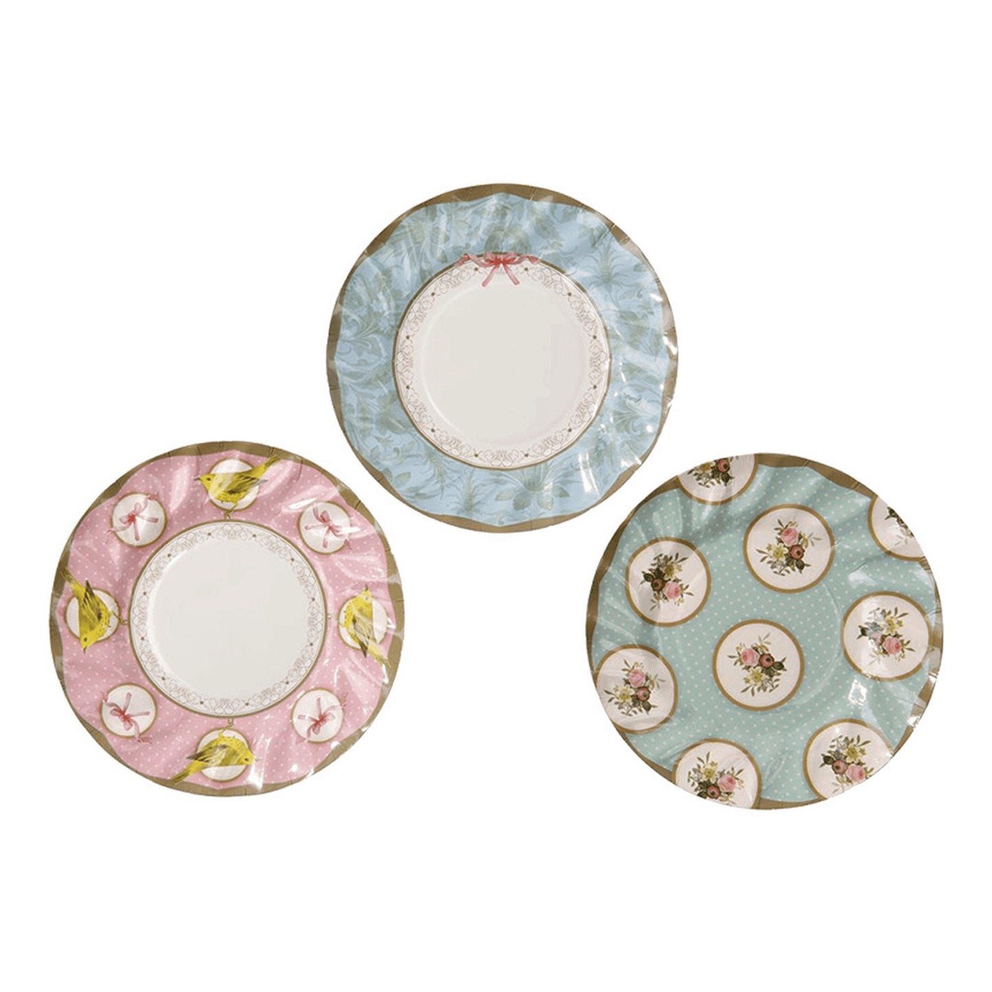 frills & frosting medium plates - - -- 86 per box