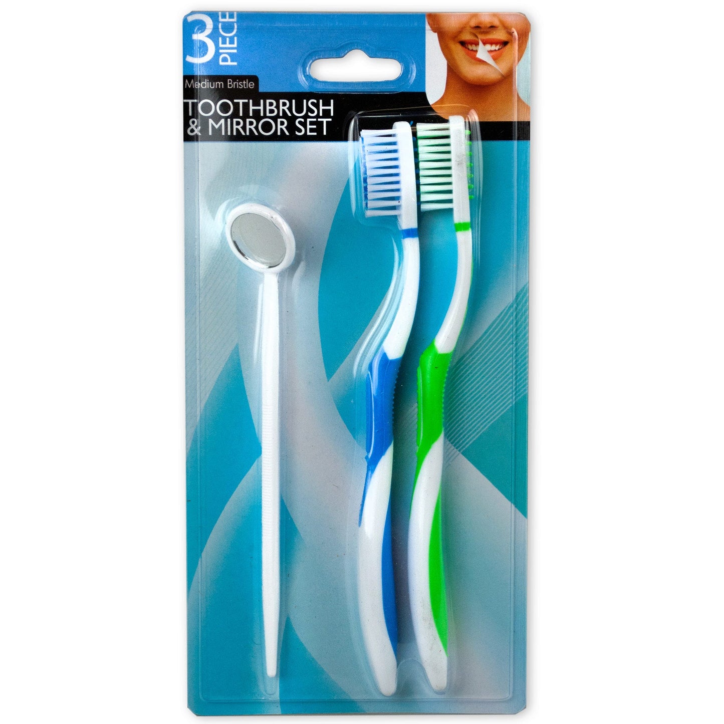 toothbrush & dental mirror set - -- 31 per box