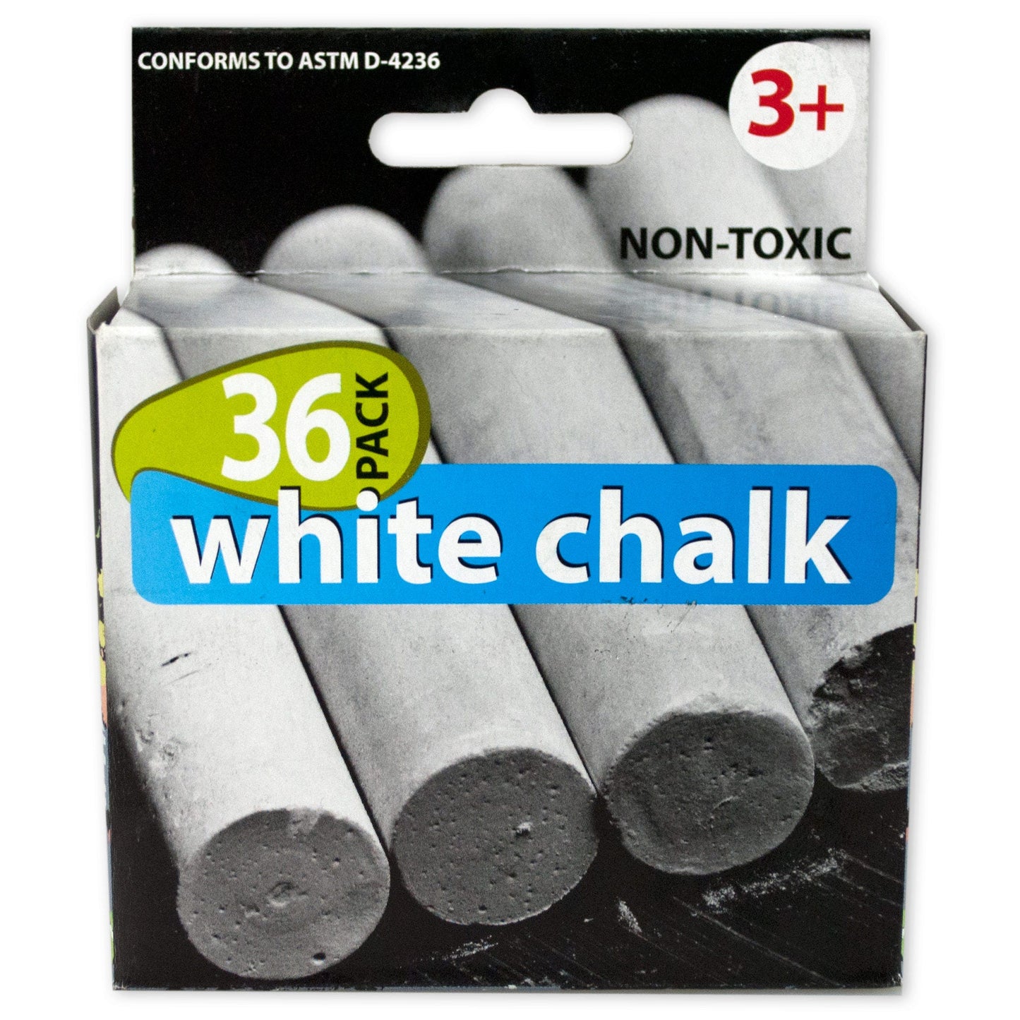 white chalk set - -- 37 per box