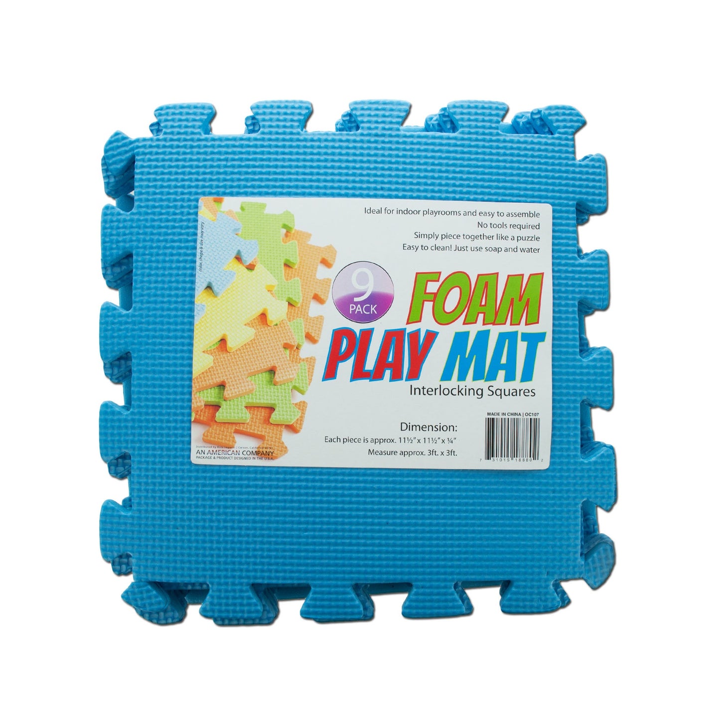 interlocking foam play mats - -- 6 per box