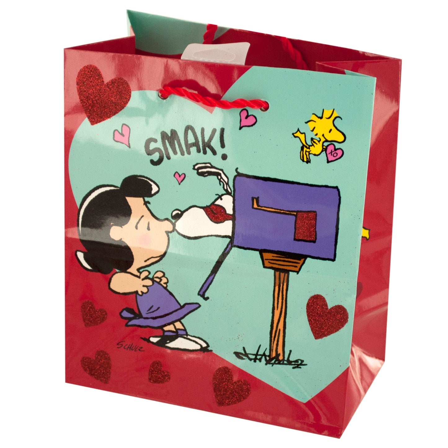 peanuts valentine's day gift bag - bulk -- 100 per box