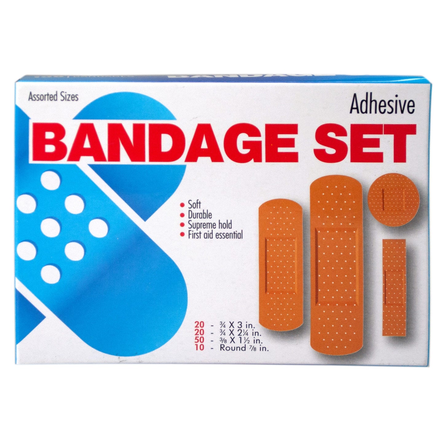 bandage assortment - 100 pack -- 30 per box