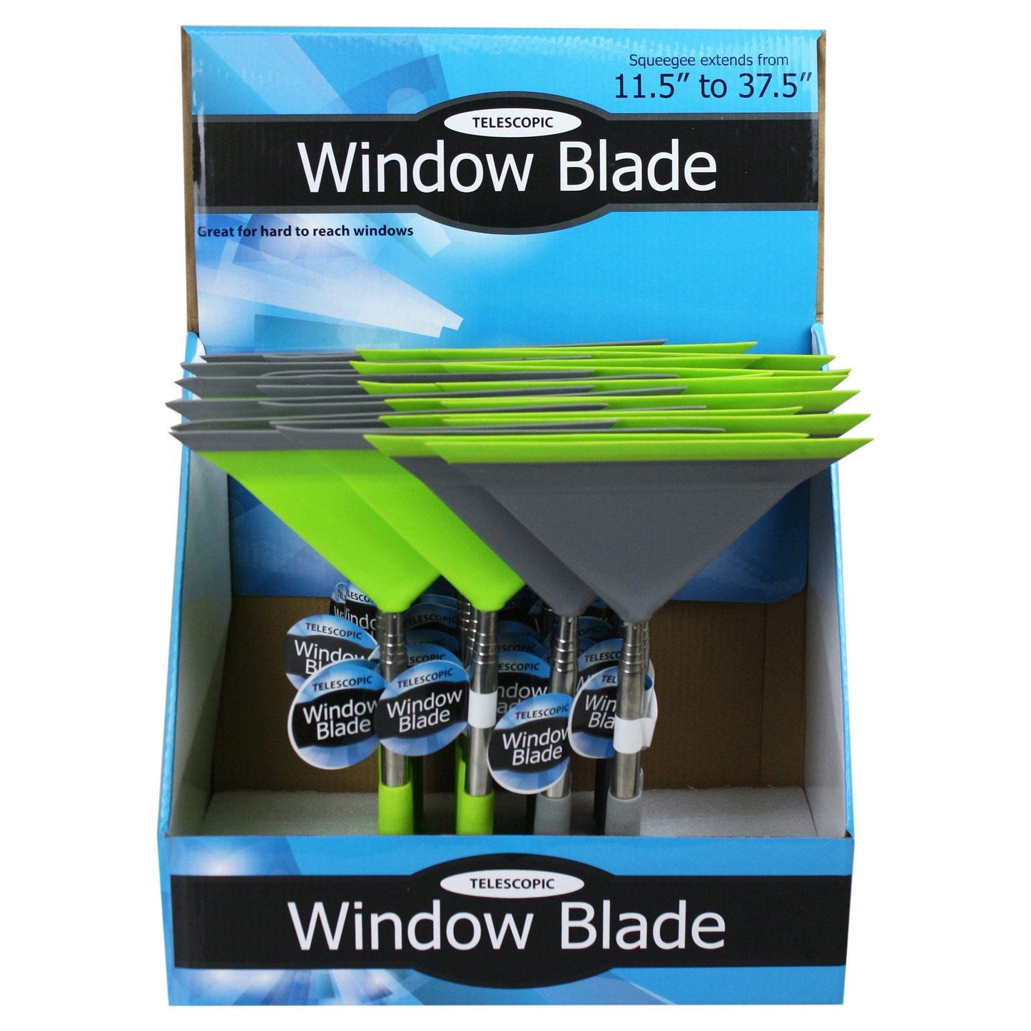 telescopic window blade countertop display -- 13 per box