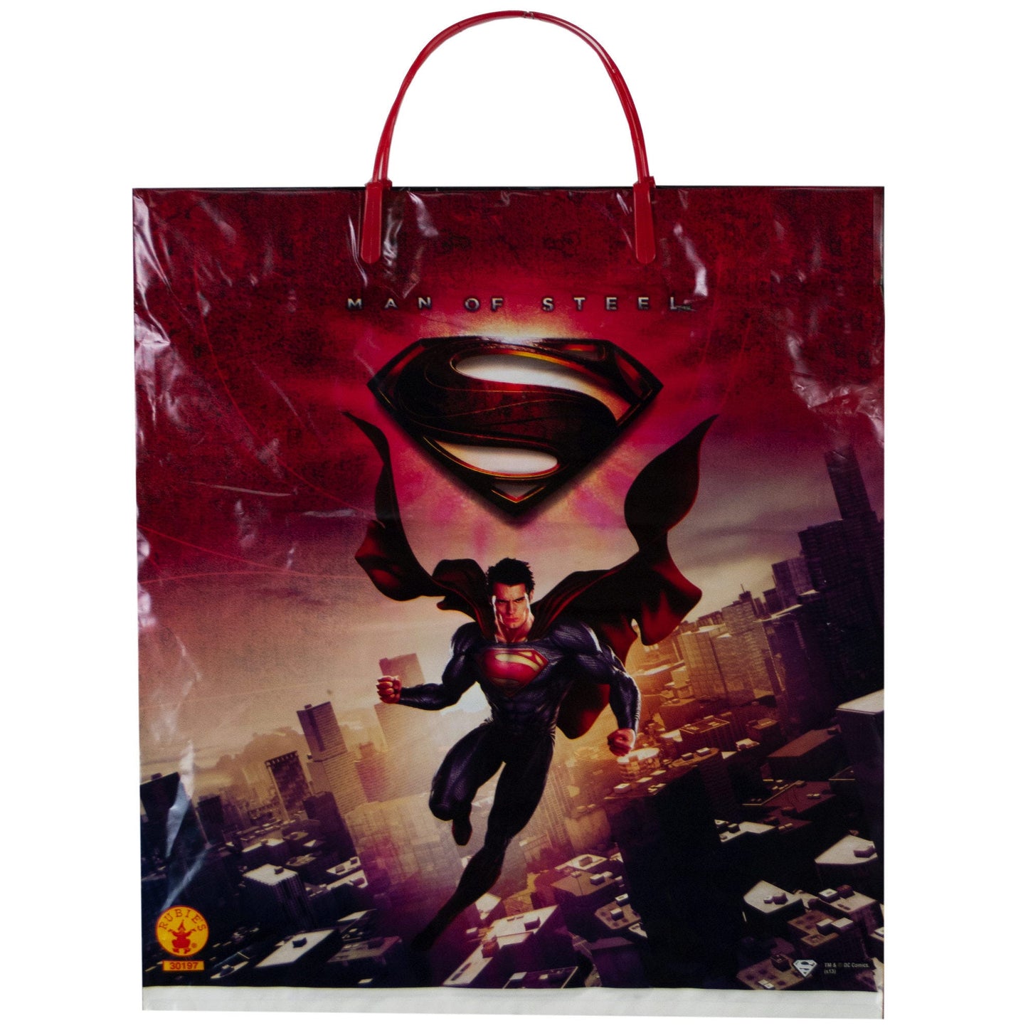 superman plastic tote bag - -- 86 per box