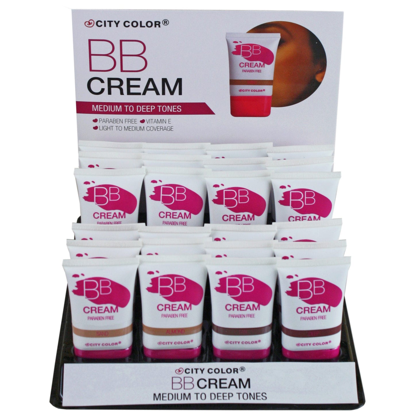 bb cream medium to deep tones - countertop display -- 60 per box