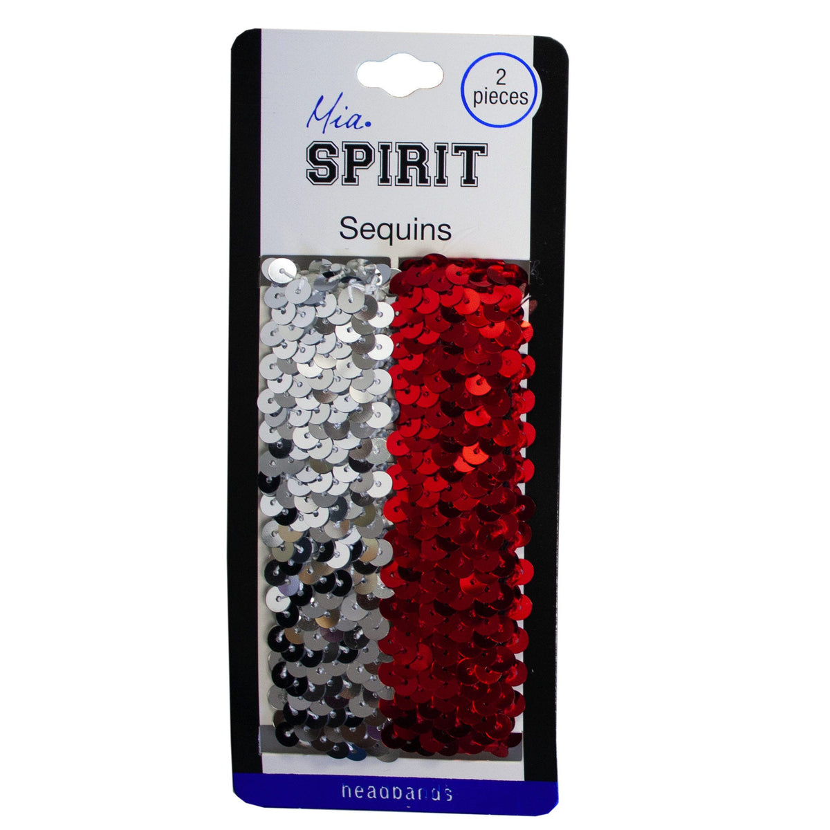 mia beauty sequin headbands - 2 pack - bulk -- 51 per box