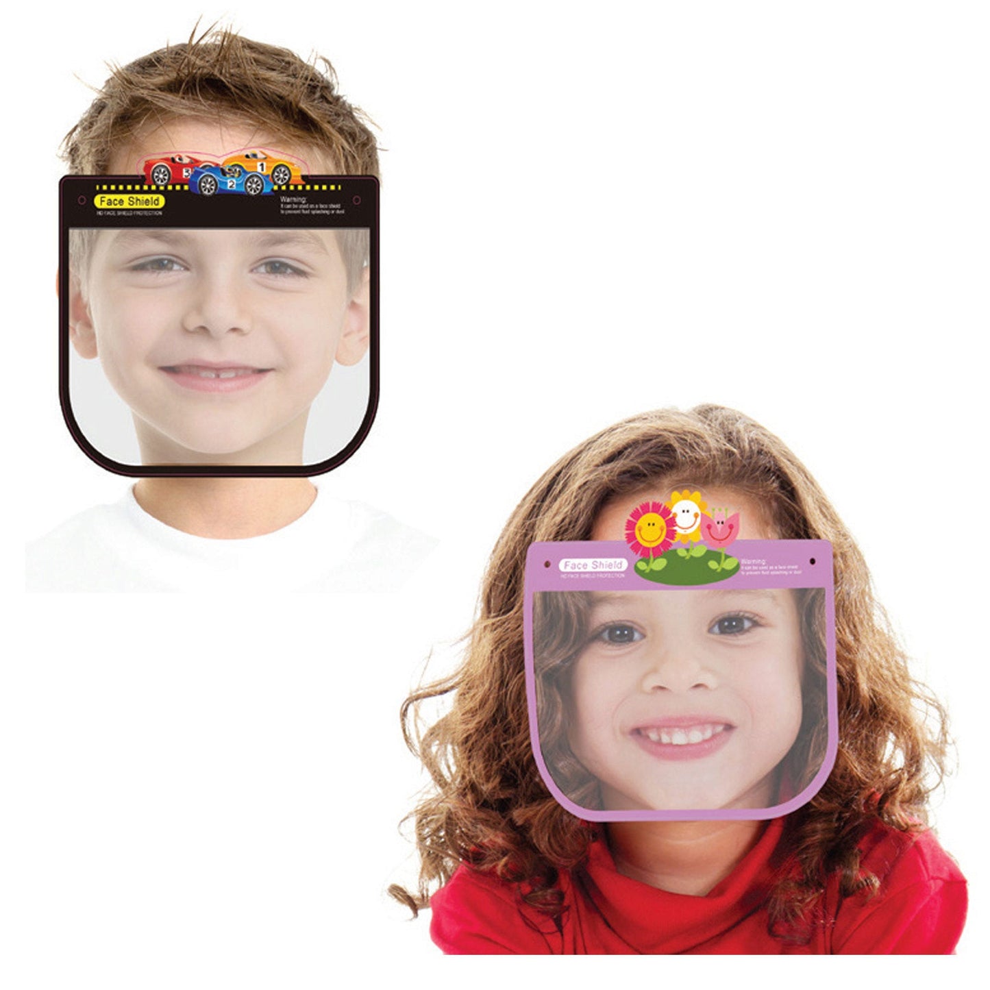 child's face shields 4 pack - -- 42 per box
