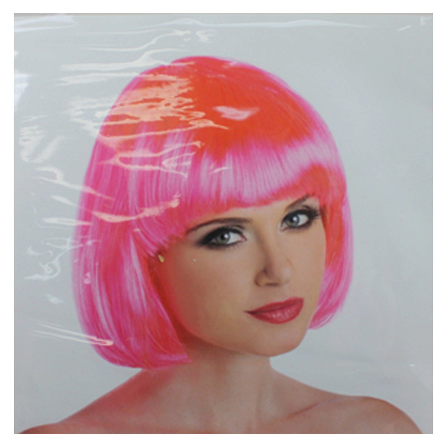 pink cabaret wigs - bulk -- 6 per box