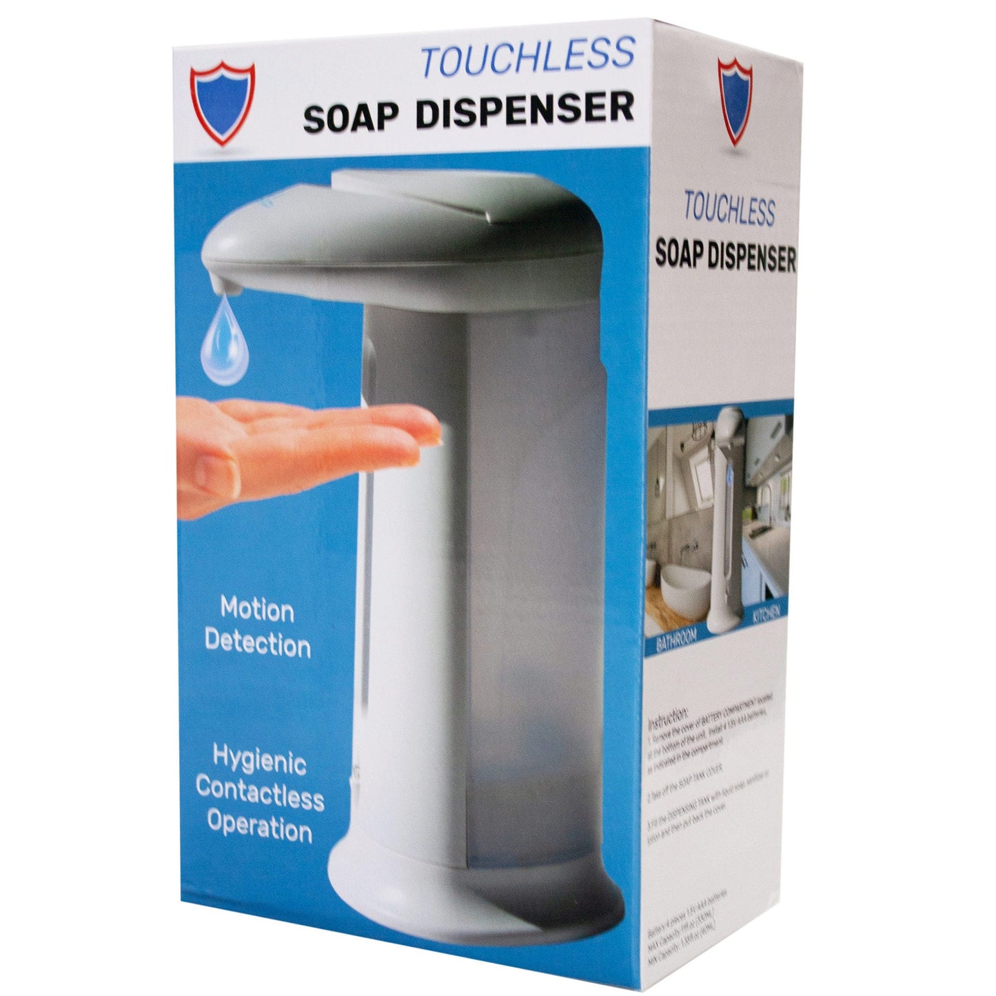 battery operated automatic touchless soap dispenser -- 3 per box
