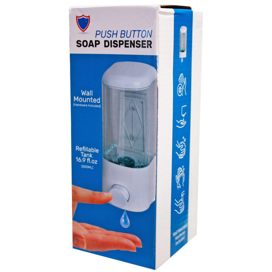 wall mounted refillable soap dispenser -- 6 per box